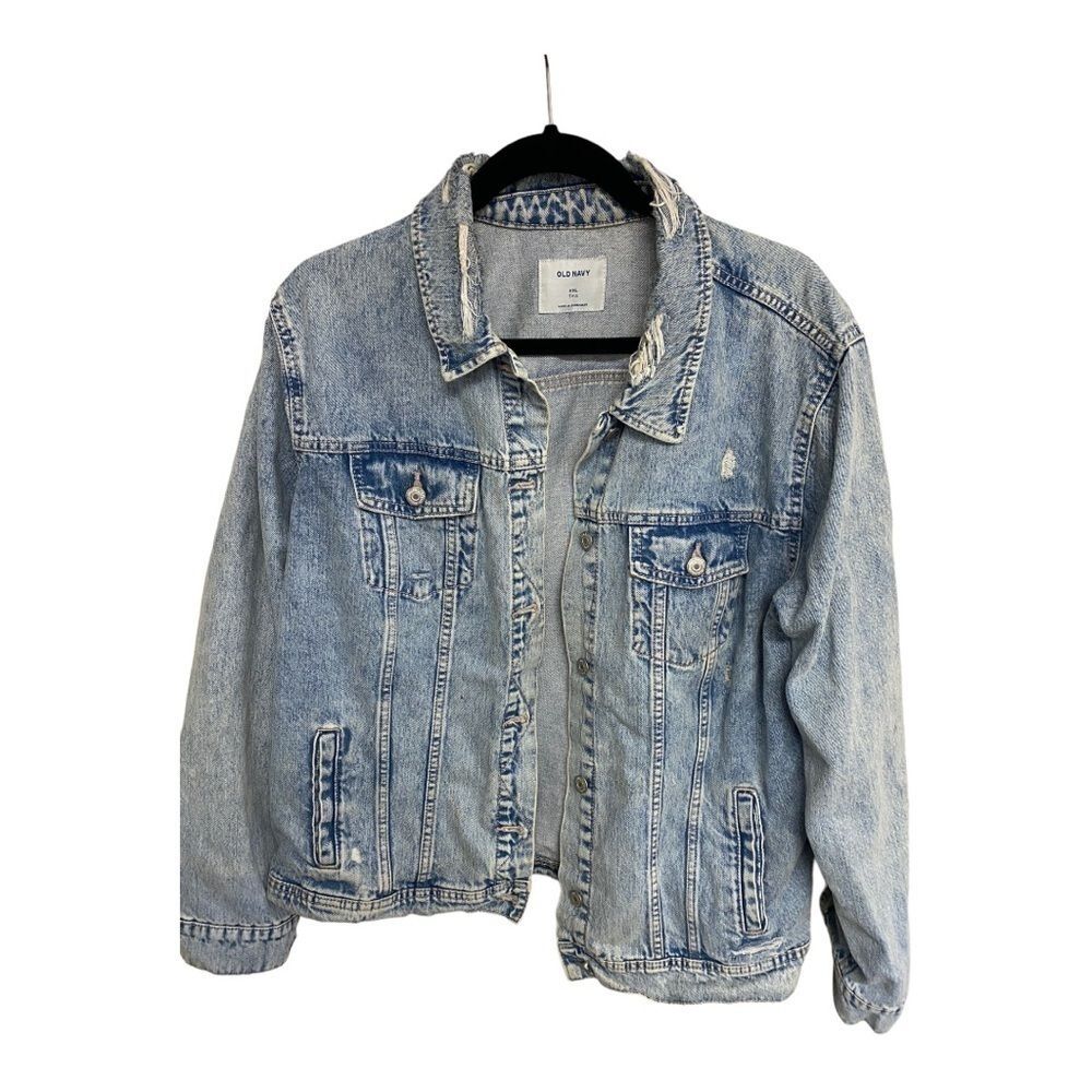 Old Navy Distressed Denim Jacket